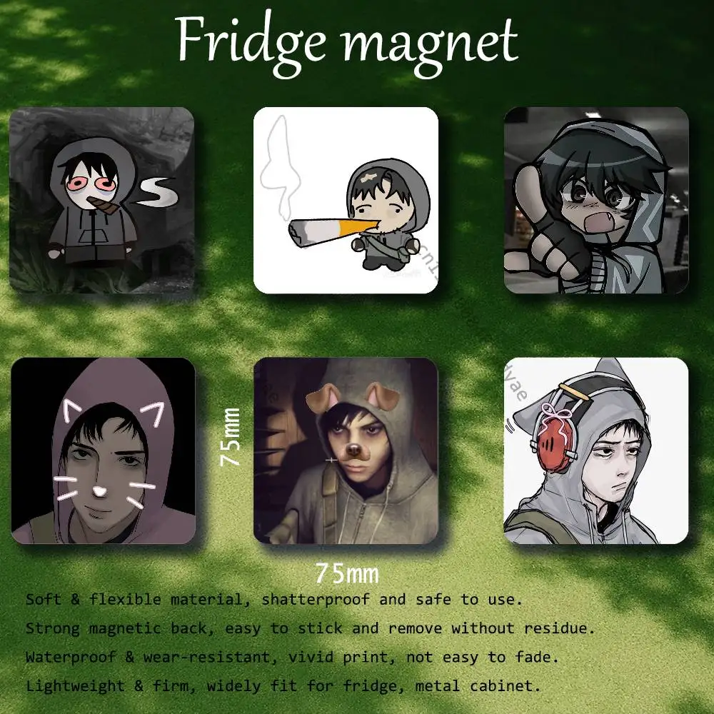 Simon Henriksson Cry Of Fear Black Square Plastic Fridge Magnet, for Magnetic, No Trace Left, Durable, Smooth and Textured
Simon Henriksson Cry Of Fear Black Square Plastic Fridge Magnet, for Magnetic, No Trace Left, Durable, Smooth and Textured