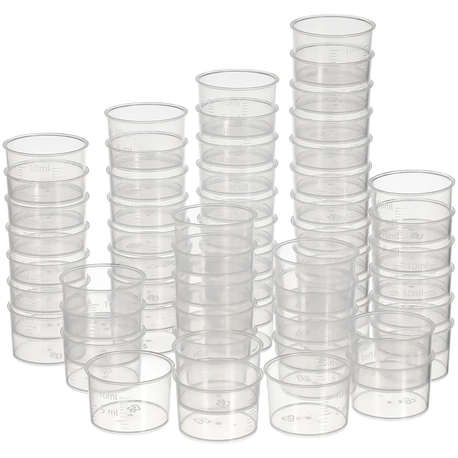 100 Pcs Small Plastic Measuring Cup Transparent Mixing Cups Reusable for Medicine Ml
100 Pcs Small Plastic Measuring Cup Transparent Mixing Cups Reusable for Medicine Ml