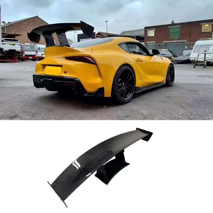 Applicable to Supra GR MK5 A90 A91 with Carbon Fiber Polished Finish V Style High Tail Wing Rear Aerodynamic Spoiler Kit
Applicable to Supra GR MK5 A90 A91 with Carbon Fiber Polished Finish V Style High Tail Wing Rear Aerodynamic Spoiler Kit