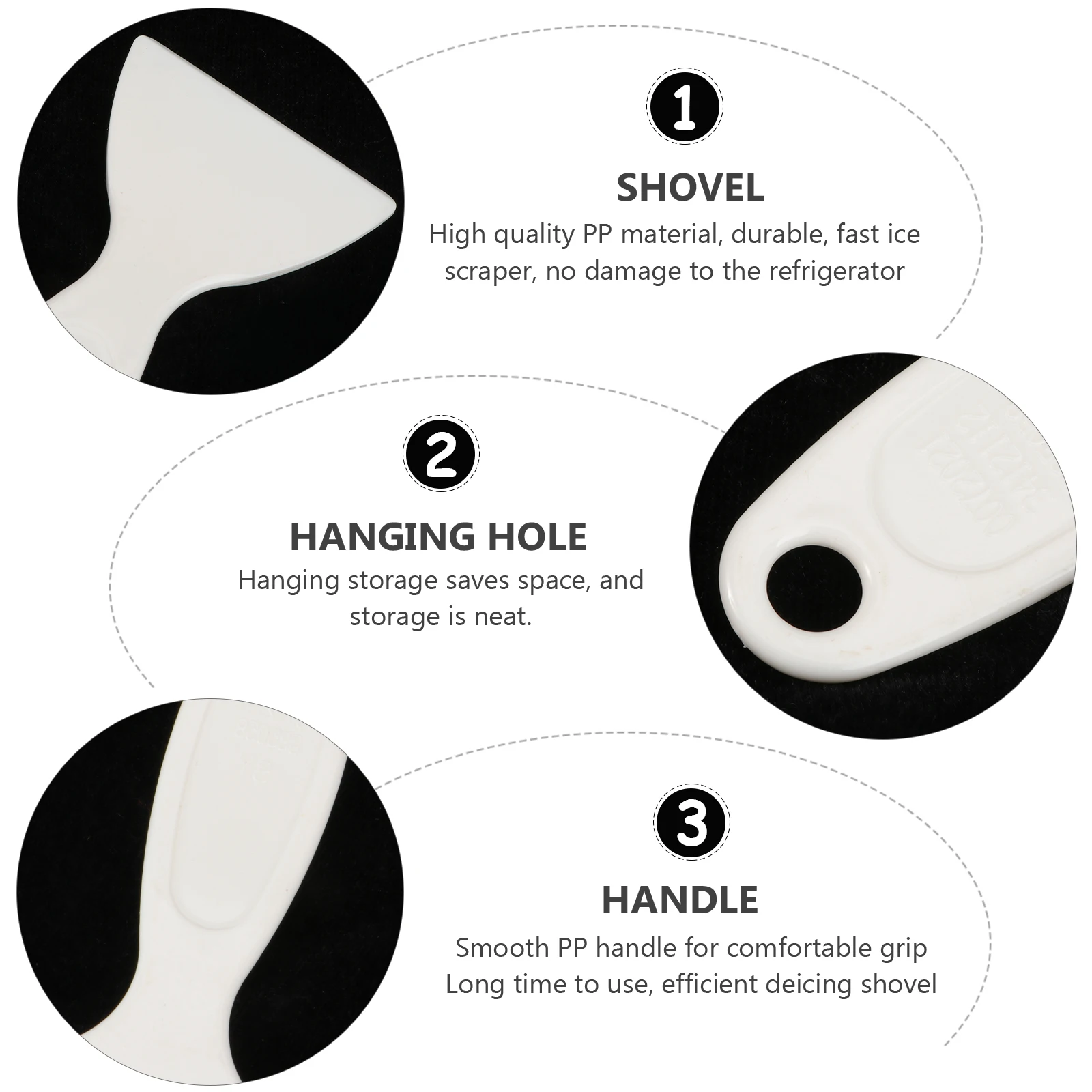 3pcs Defrosting Spatula Shovel Fridge Ice Removal Tool PP Material Durable Safe Ergonomic Design Removes Tough Ice Snow
3pcs Defrosting Spatula Shovel Fridge Ice Removal Tool PP Material Durable Safe Ergonomic Design Removes Tough Ice Snow