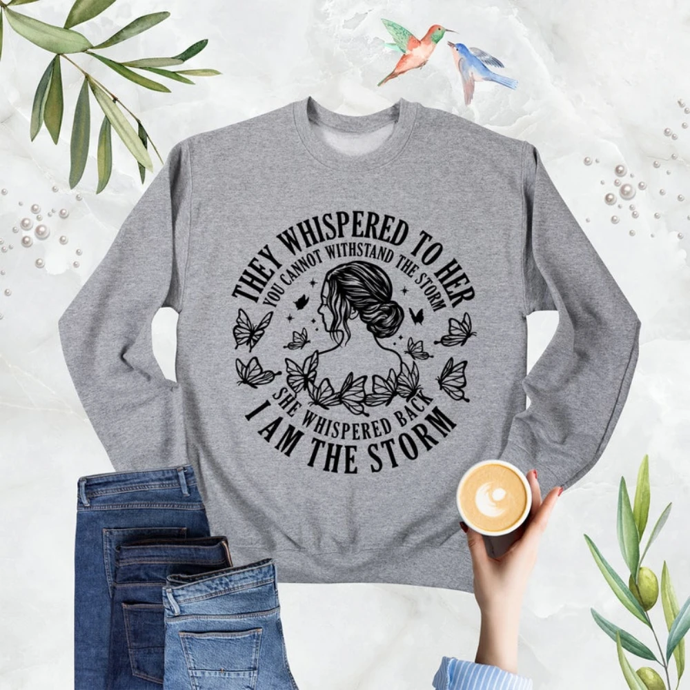 I Am The Storm Sweatshirt Strong Woman Feminist Sweater Women Empowerment Sweatshirt Woman Day Tracksuit Motivational Gift
I Am The Storm Sweatshirt Strong Woman Feminist Sweater Women Empowerment Sweatshirt Woman Day Tracksuit Motivational Gift