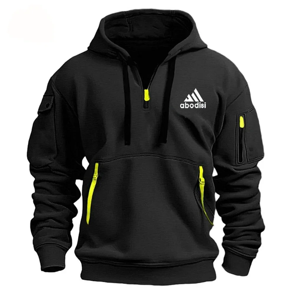 2024 Autumn and winter new men's casual multi-pocket zipper hoodie printed loose European and American size sports pullover
2024 Autumn and winter new men's casual multi-pocket zipper hoodie printed loose European and American size sports pullover