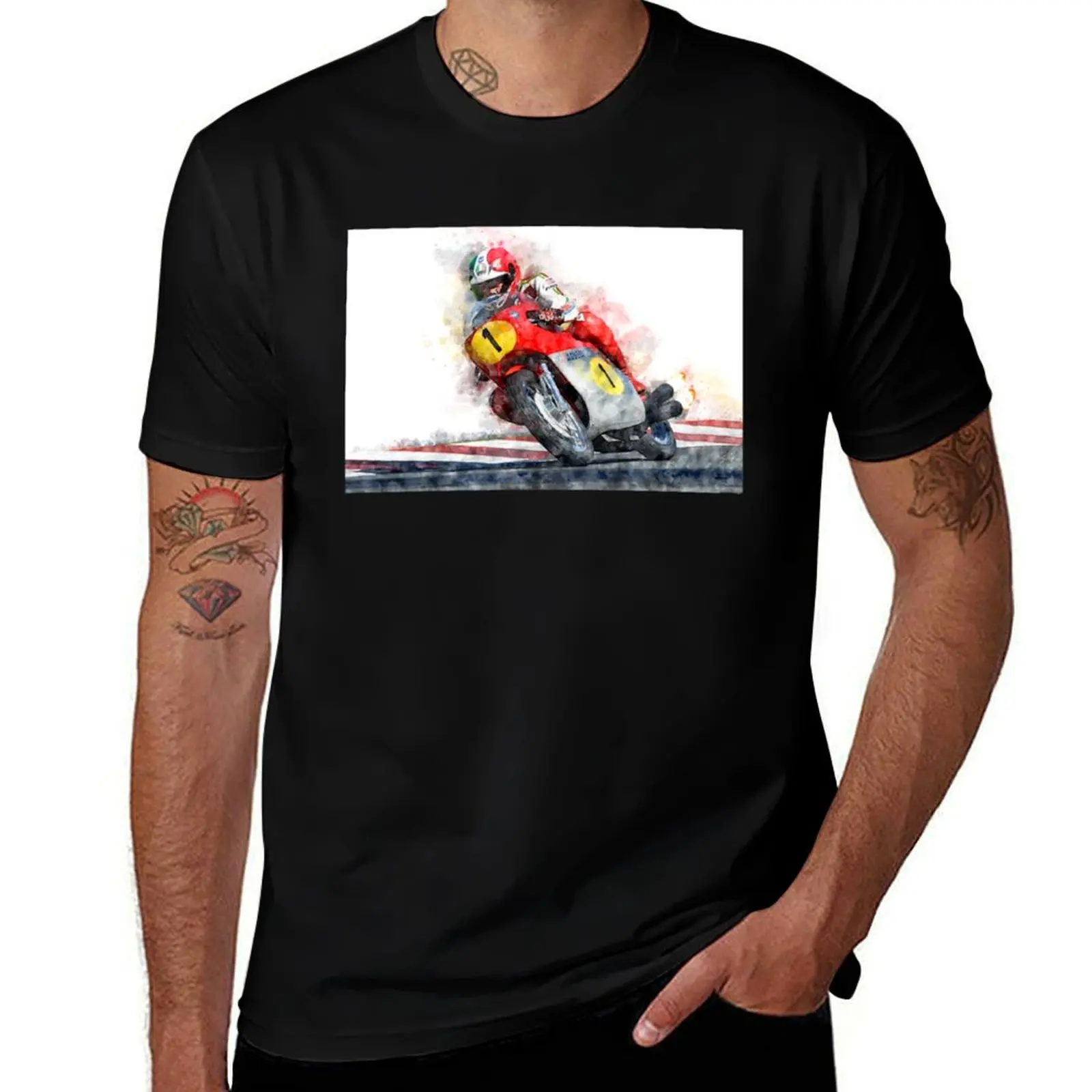 Giacomo Agostini T-Shirt sports fans Luxury man vintage t shirts big and tall t shirts for men
Giacomo Agostini T-Shirt sports fans Luxury man vintage t shirts big and tall t shirts for men