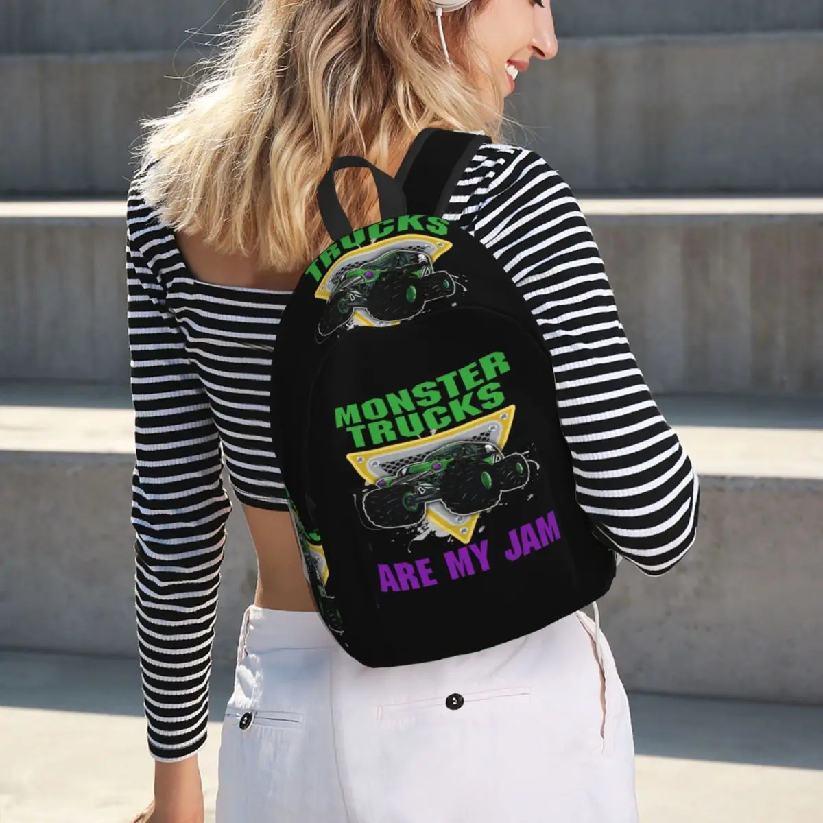 I Love Monster Trucks Student Backpack School Bag Hiking Travel Daypack for Boys Girls Fashion Bookbag Shoulder Bags
I Love Monster Trucks Student Backpack School Bag Hiking Travel Daypack for Boys Girls Fashion Bookbag Shoulder Bags