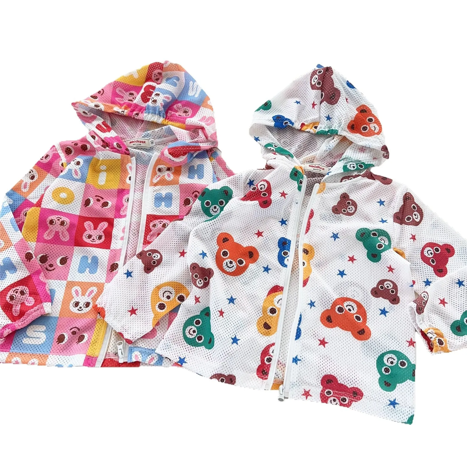 Children's Sunscreen Clothing 2025 Summer New Style Japanese Cute Hooded Cartoon Little Bear Rabbit Mesh Breathable Coat
Children's Sunscreen Clothing 2025 Summer New Style Japanese Cute Hooded Cartoon Little Bear Rabbit Mesh Breathable Coat