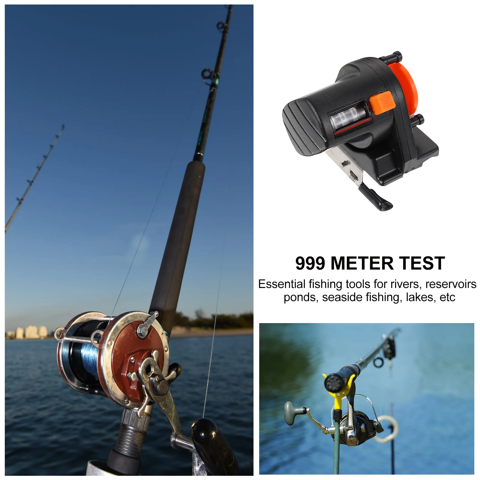 Fishing Line Counter Sea Winder with Clamp Twine Professional Measure Tool Wire Length Gauge Supplies Measuring Instrument
Fishing Line Counter Sea Winder with Clamp Twine Professional Measure Tool Wire Length Gauge Supplies Measuring Instrument
