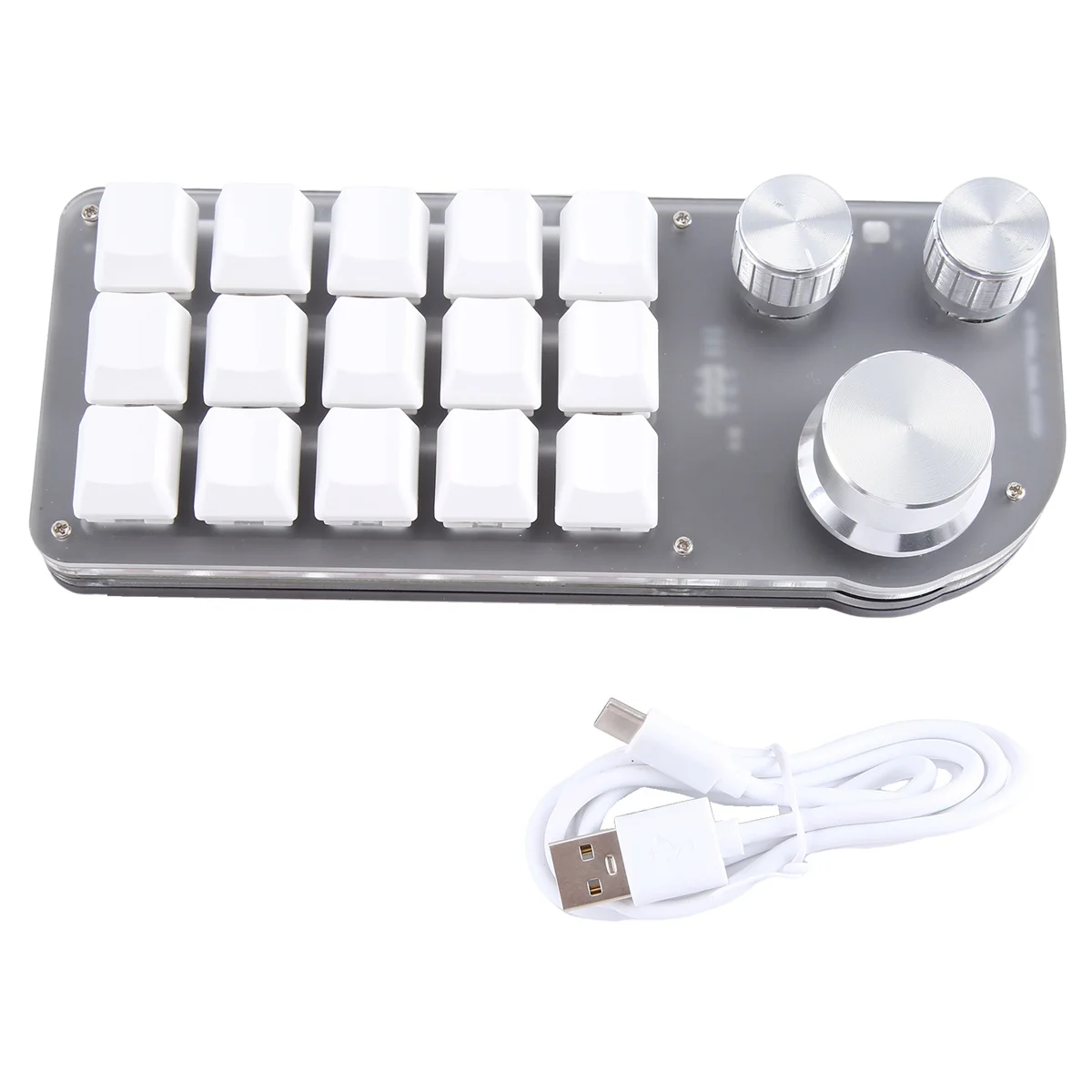 Programming Macro Custom 15 Keys 3 Knob Keyboard RGB Copy Paste Mini Button Photoshop Gaming Keypad Mechanical Hotswap B
Programming Macro Custom 15 Keys 3 Knob Keyboard RGB Copy Paste Mini Button Photoshop Gaming Keypad Mechanical Hotswap B