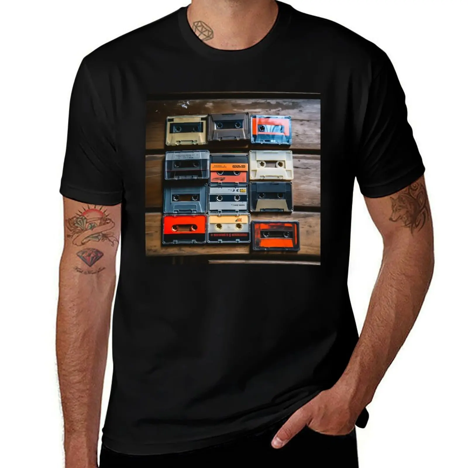 Vintage cassette tapes in natural light – nostalgic charm T-Shirt graphics T-shirts oversize clothing for men
Vintage cassette tapes in natural light – nostalgic charm T-Shirt graphics T-shirts oversize clothing for men