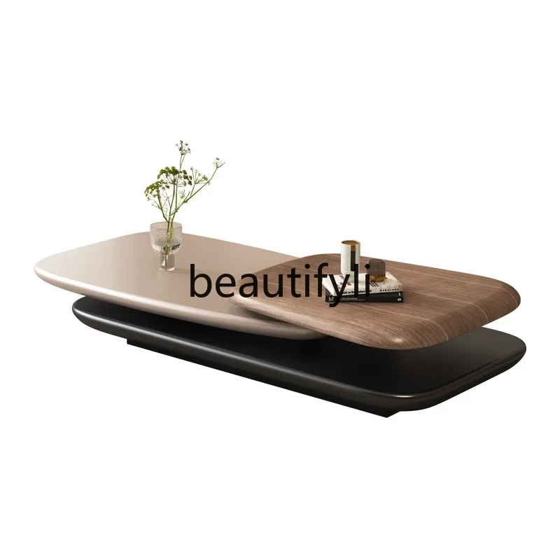 Superior villa oval rotating coffee table creative suspension minimalist coffee table
Superior villa oval rotating coffee table creative suspension minimalist coffee table
