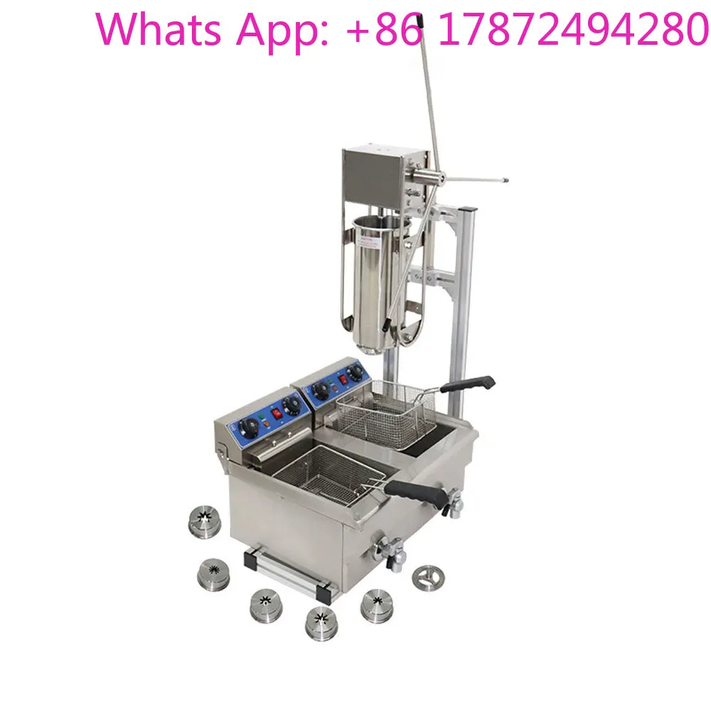 Manual Vertical Fritters Machine Latin Spanish Fried Dough Stick Filling Machine
Manual Vertical Fritters Machine Latin Spanish Fried Dough Stick Filling Machine