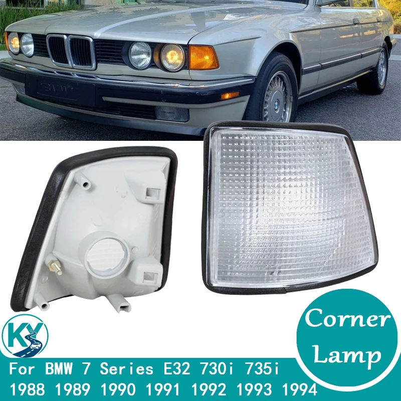 For BMW 7 Series E32 730i 735i 740i 750i 1988-1994 Front Bumper Turn Signal Light Corner Light Car Accessories 63171374011
For BMW 7 Series E32 730i 735i 740i 750i 1988-1994 Front Bumper Turn Signal Light Corner Light Car Accessories 63171374011
