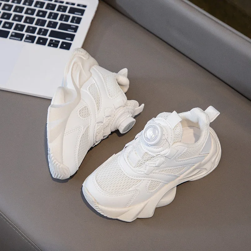 New Kids Shoes for Boy White Versatile Girls Fashion Running Sneakers Mesh Breathable Children Causal School Basketball Shoes
New Kids Shoes for Boy White Versatile Girls Fashion Running Sneakers Mesh Breathable Children Causal School Basketball Shoes