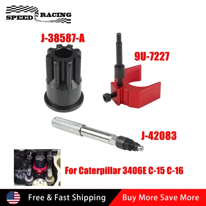 9S-9082 0508477 Metal Automatic Timing Pin + Fuel Injector Regulator Tool + Engine Barring Socket For EUI MUI & Mack E-7 TL-1024
9S-9082 0508477 Metal Automatic Timing Pin + Fuel Injector Regulator Tool + Engine Barring Socket For EUI MUI & Mack E-7 TL-1024