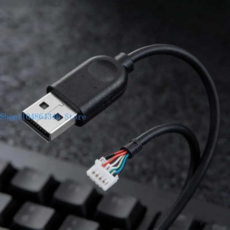 652F Soft PVC Keyboards Cables Keyboards Line Replacement Wire for G213 Gaming Keyboards
652F Soft PVC Keyboards Cables Keyboards Line Replacement Wire for G213 Gaming Keyboards
