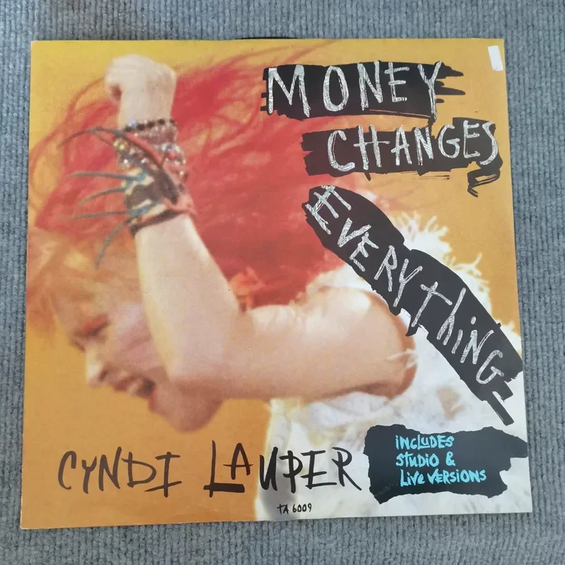 Cyndi Lauper MONEY CHANGES EVERYTHING LP for Vinyl Record Player
Cyndi Lauper MONEY CHANGES EVERYTHING LP for Vinyl Record Player