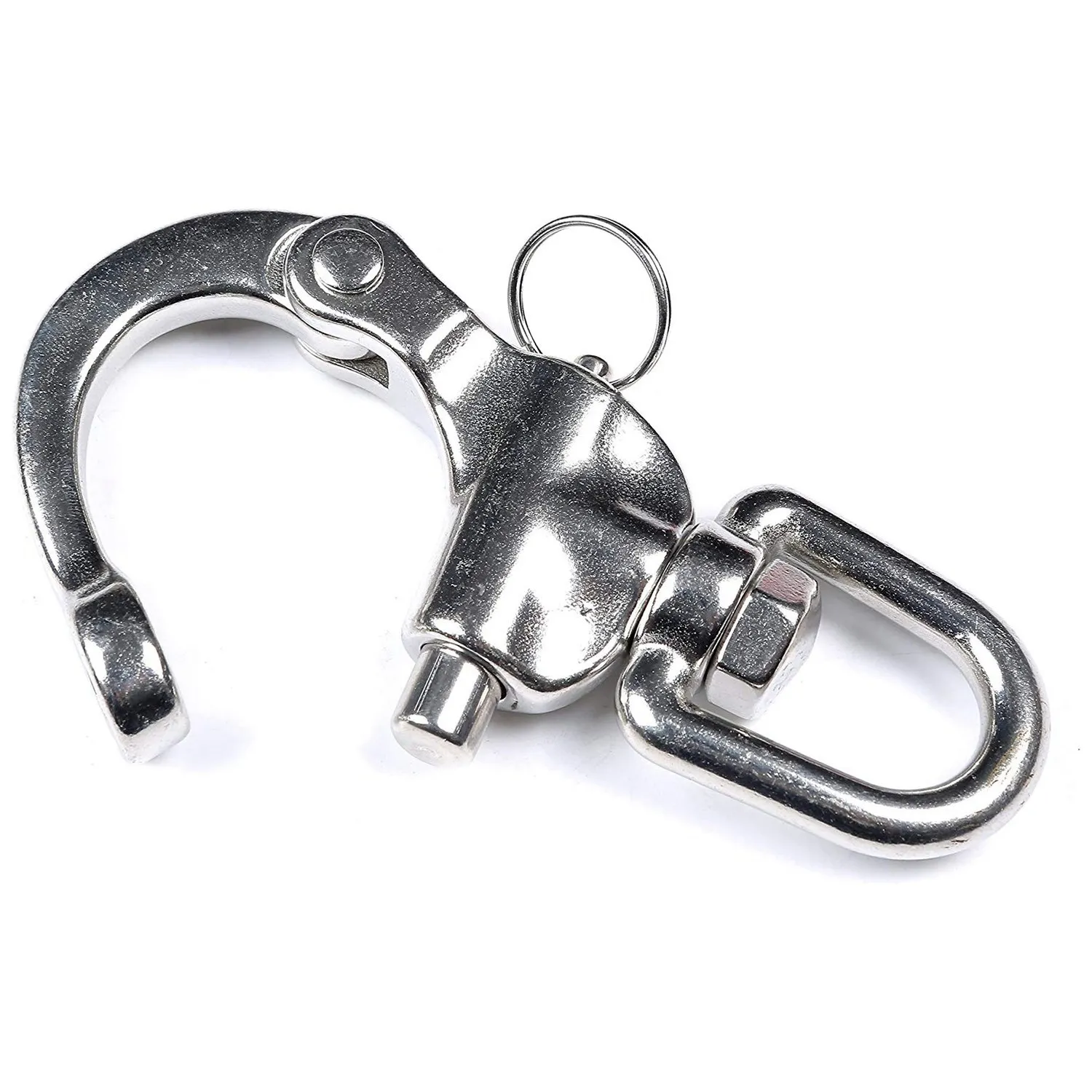 A53Q-Swivel Shackle Quick Release Boat Anchor Chain Eye Shackle Swivel Snap Hook With 20Pcs Heavy Duty Wire Rope Tension Kits
A53Q-Swivel Shackle Quick Release Boat Anchor Chain Eye Shackle Swivel Snap Hook With 20Pcs Heavy Duty Wire Rope Tension Kits