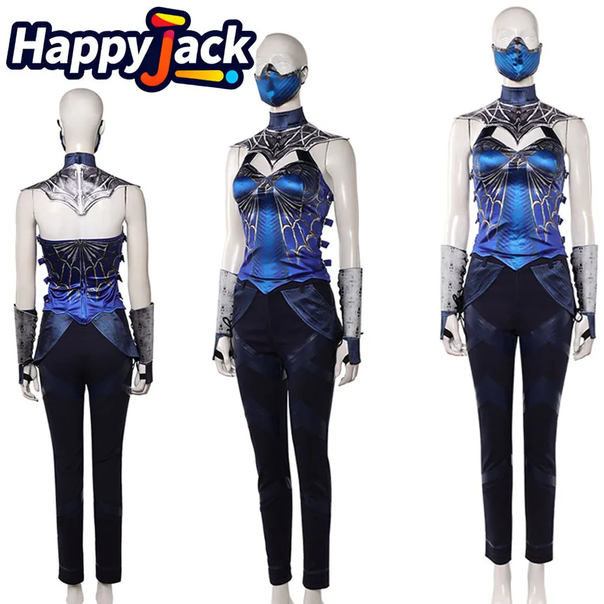 Kitana Cosplay Costume Game Mortal Kombat 2 Fantasy Women Top Pants Fake Collar Sleeve Wristbands Mask Halloween Carnival Suit
Kitana Cosplay Costume Game Mortal Kombat 2 Fantasy Women Top Pants Fake Collar Sleeve Wristbands Mask Halloween Carnival Suit