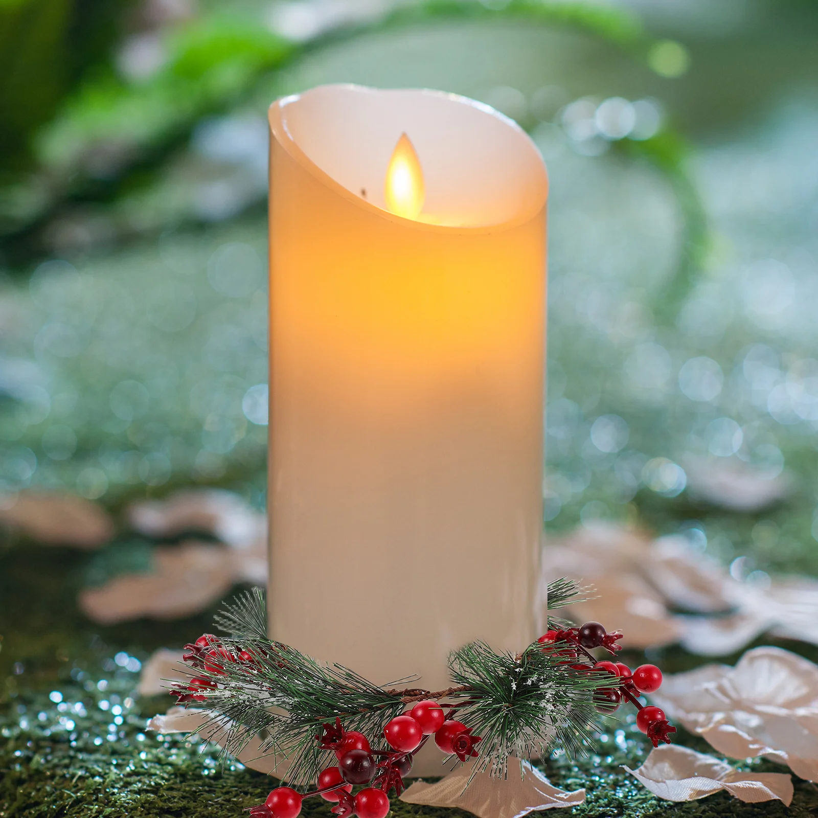 4Pcs Christmas Rings Artificial Wreath Red Pomegranate Pine Needles Table Centerpiece Holiday Decoration Warm Festive
4Pcs Christmas Rings Artificial Wreath Red Pomegranate Pine Needles Table Centerpiece Holiday Decoration Warm Festive