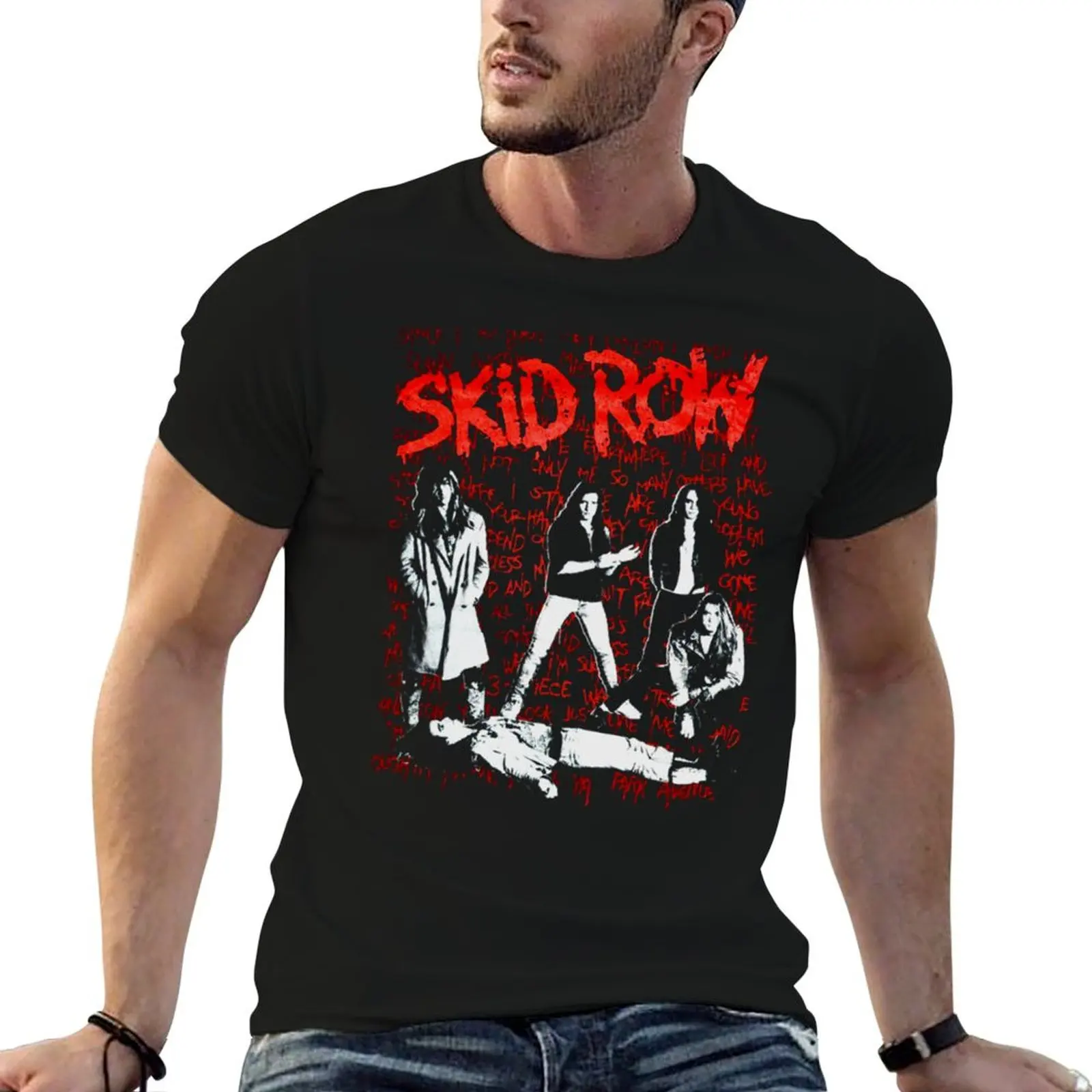 Skid Row 18 and Life T-Shirt man t shirt designer t shirt man luxury t shirt man casual T-shirt
Skid Row 18 and Life T-Shirt man t shirt designer t shirt man luxury t shirt man casual T-shirt