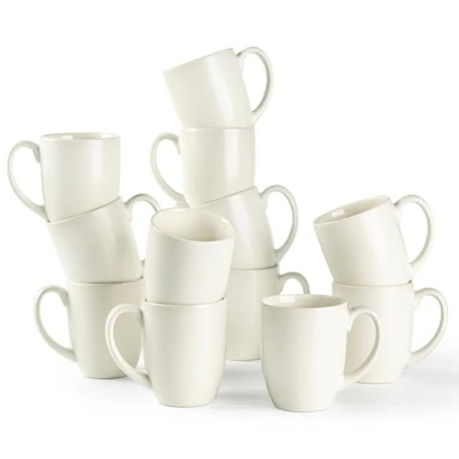 Coffee Mugs Matte Coffee Cups with Large Handle for Man Woman Ceramic Coffee Mugs Set of 12 for Latte/Cappuccino/Cocoa/Milk Dis
Coffee Mugs Matte Coffee Cups with Large Handle for Man Woman Ceramic Coffee Mugs Set of 12 for Latte/Cappuccino/Cocoa/Milk Dis