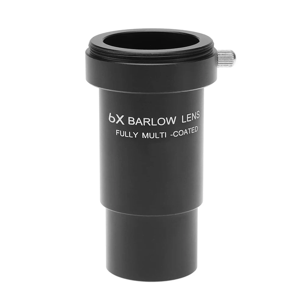 Полностью металлический комплект линз Барлоу Eisgroub 1,25 дюйма 6X для окуляров телескопа
Полностью металлический комплект линз Барлоу Eisgroub 1,25 дюйма 6X для окуляров телескопа
