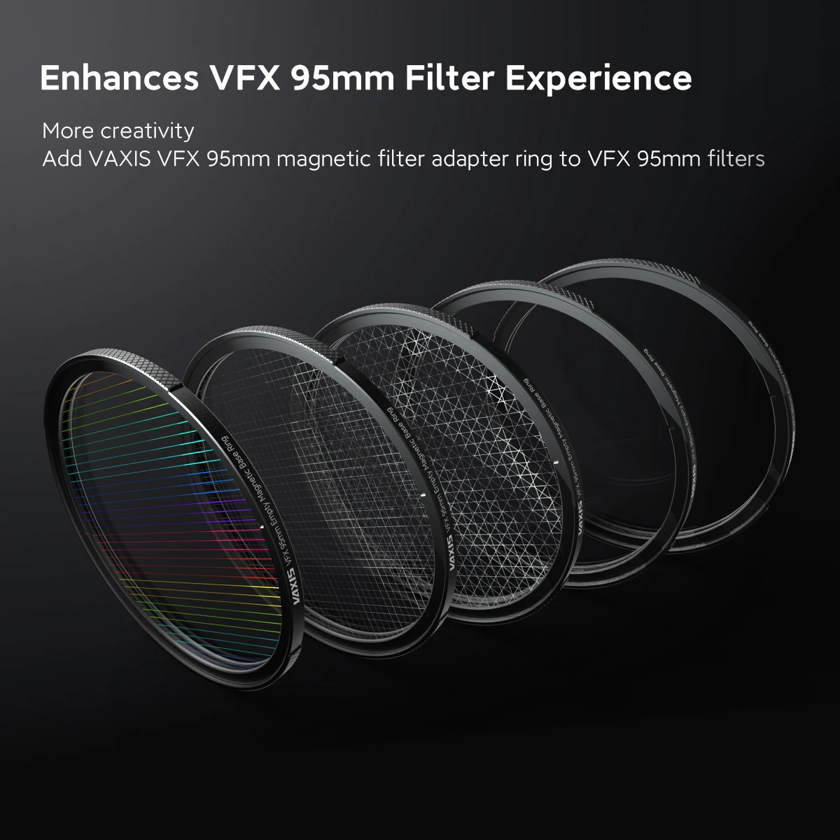 Vaxis 95mm VFX Magnetic Filter Adapter Ring 67 72 77 82mm Camera Lens Filter Black Soft White Soft ND Filters for DSLR Camera
Vaxis 95mm VFX Magnetic Filter Adapter Ring 67 72 77 82mm Camera Lens Filter Black Soft White Soft ND Filters for DSLR Camera