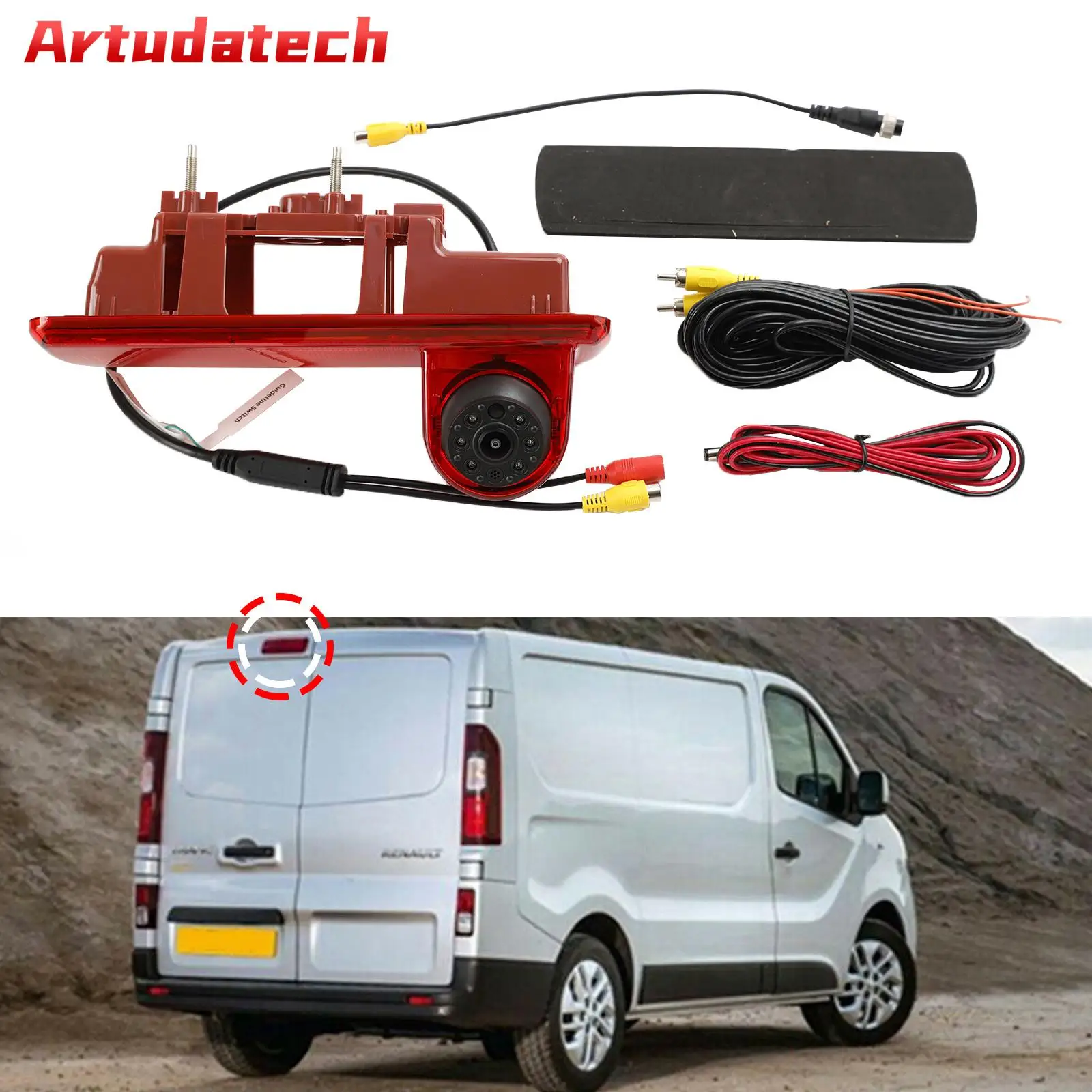 Камера заднего вида Artudatech для Vauxhall Renault Vivaro Opel Trafic
Камера заднего вида Artudatech для Vauxhall Renault Vivaro Opel Trafic