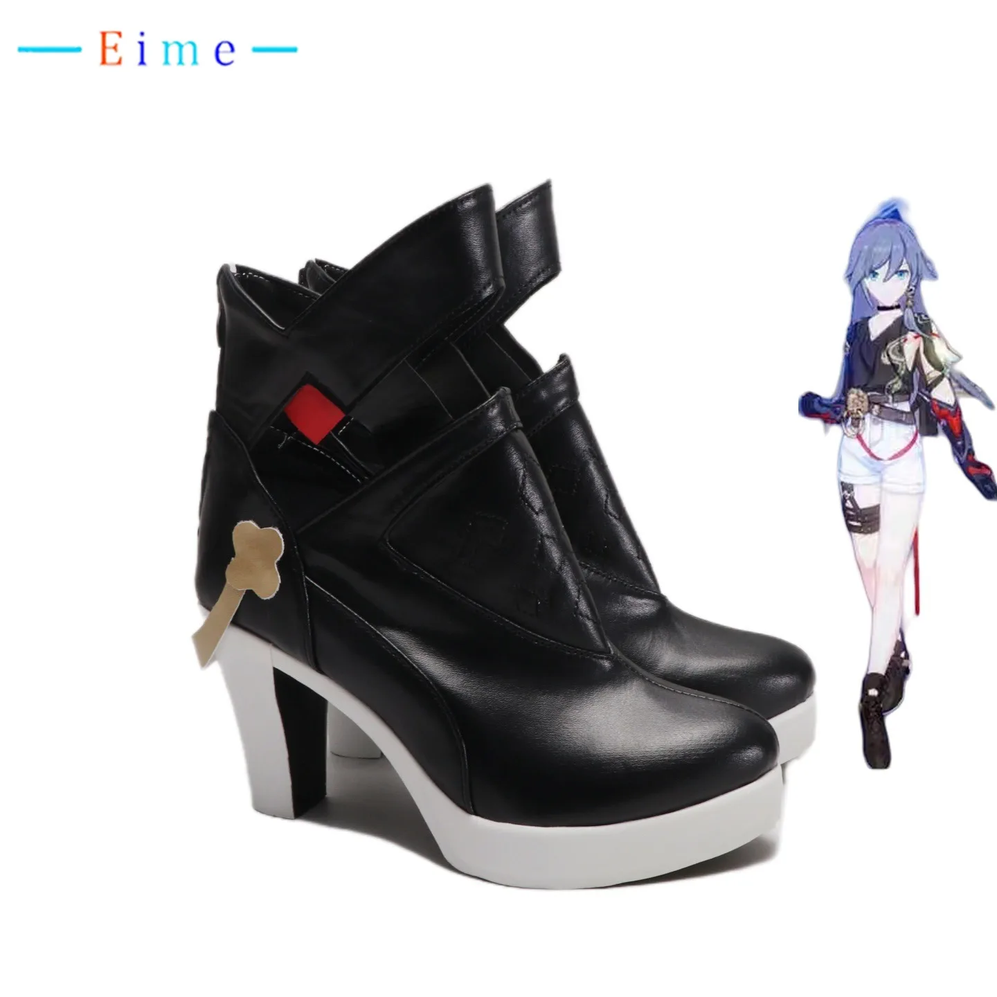 FuHua обувь для косплея, аксессуары для игры Honkai Impact 3, обувь из искусственной кожи, карнавальные ботинки на Хэллоуин, реквизит для косплея, индивидуальный заказ
FuHua обувь для косплея, аксессуары для игры Honkai Impact 3, обувь из искусственной кожи, карнавальные ботинки на Хэллоуин, реквизит для косплея, индивидуальный заказ