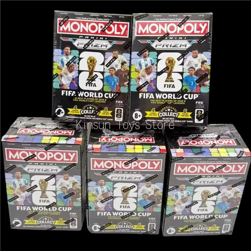 2026 Genuine Panini Fifa World Cup Monopoly Prizm Soccer Collectible Trading Cards Star Card Box Set Collection Toy In Stock
2026 Genuine Panini Fifa World Cup Monopoly Prizm Soccer Collectible Trading Cards Star Card Box Set Collection Toy In Stock