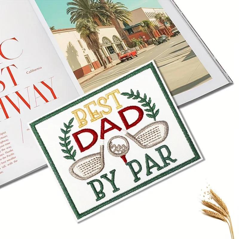 1pc 'BEST DAD' iron-on embroidered patch, suitable for DIY decoration on clothes, shoes, hats, and bags, ideal as a gift for dad
1pc 'BEST DAD' iron-on embroidered patch, suitable for DIY decoration on clothes, shoes, hats, and bags, ideal as a gift for dad