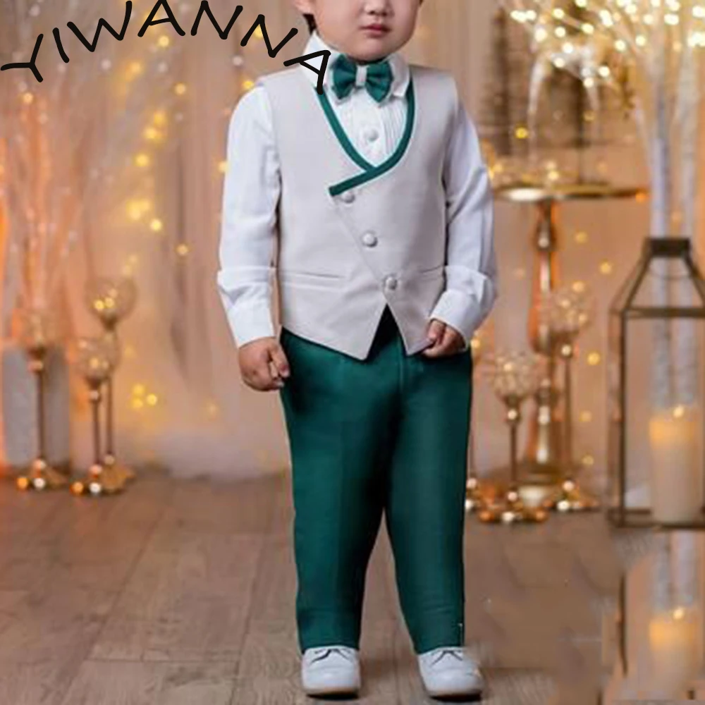 Boys Wedding Suit Baby Kids Vest Pants 2PCS Photography Suit Child Birthday Ceremony Costume Teenager School Set
Boys Wedding Suit Baby Kids Vest Pants 2PCS Photography Suit Child Birthday Ceremony Costume Teenager School Set