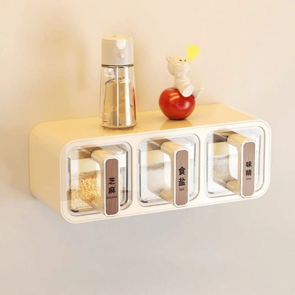 Sealed Spice Storage Rack No Punch 2/3 Grids Kitchen Seasoning Jar Included Spoon Space Saving Kitchen Storage Organizer
Sealed Spice Storage Rack No Punch 2/3 Grids Kitchen Seasoning Jar Included Spoon Space Saving Kitchen Storage Organizer