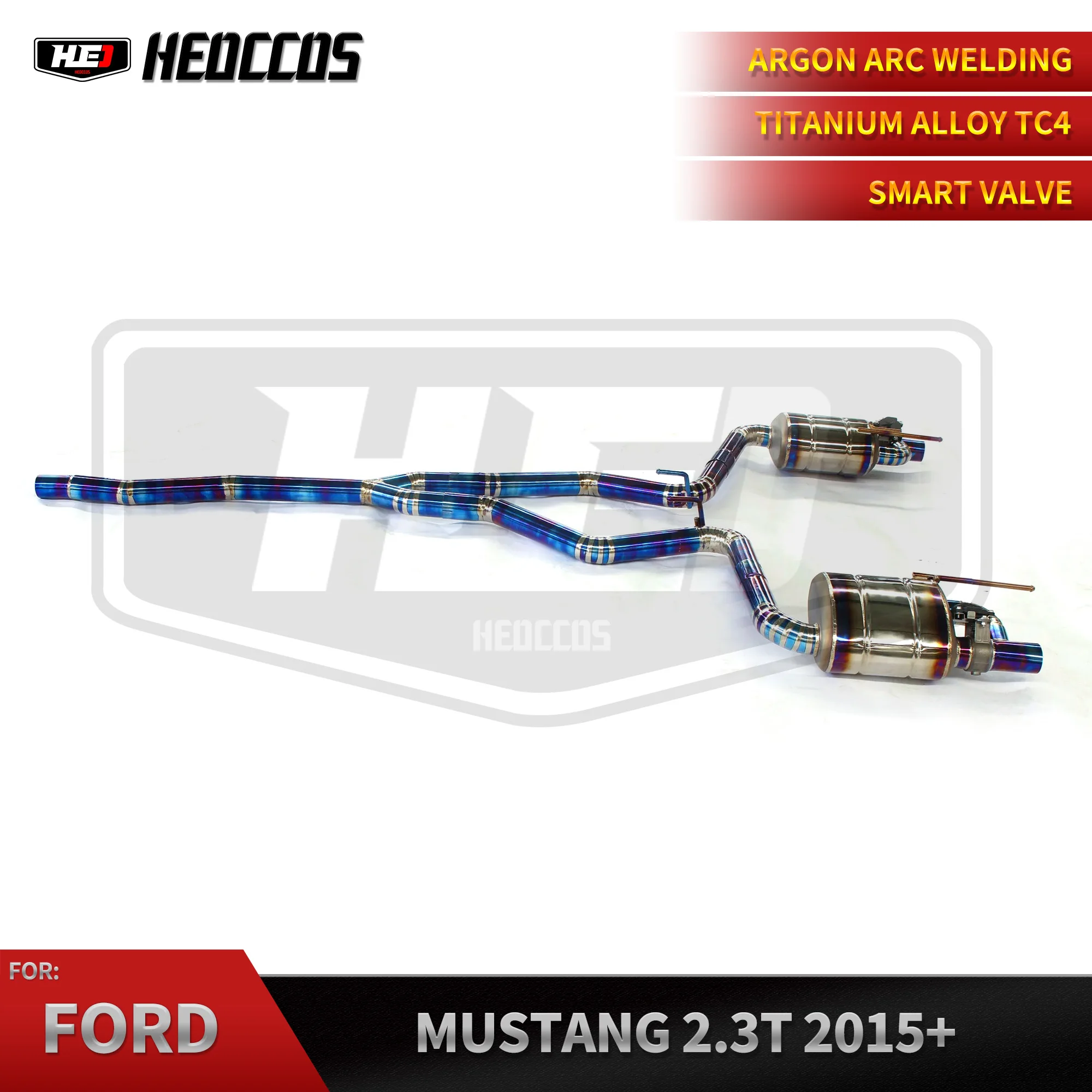 HEO High Performance Sport For Ford Mustang GT 2.3T Titanium valvetronic electric valve exhaust system catback
HEO High Performance Sport For Ford Mustang GT 2.3T Titanium valvetronic electric valve exhaust system catback