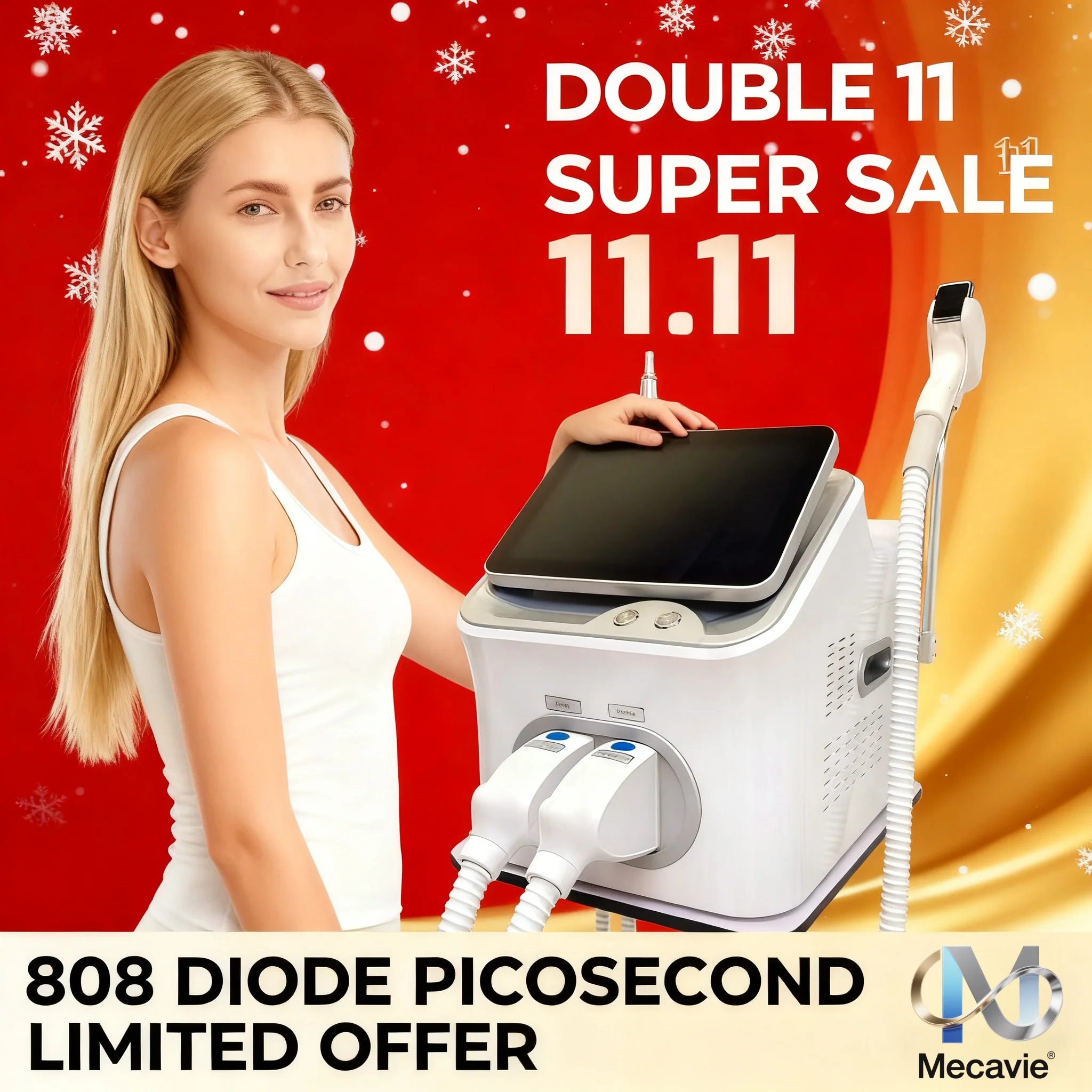Professional 2IN1 Soprano Diode Laser Hair Removal 4000W 4-Wave 808nm 940nm 1064nm 755nm Depilatory Machine Solution LCD Handle
Professional 2IN1 Soprano Diode Laser Hair Removal 4000W 4-Wave 808nm 940nm 1064nm 755nm Depilatory Machine Solution LCD Handle