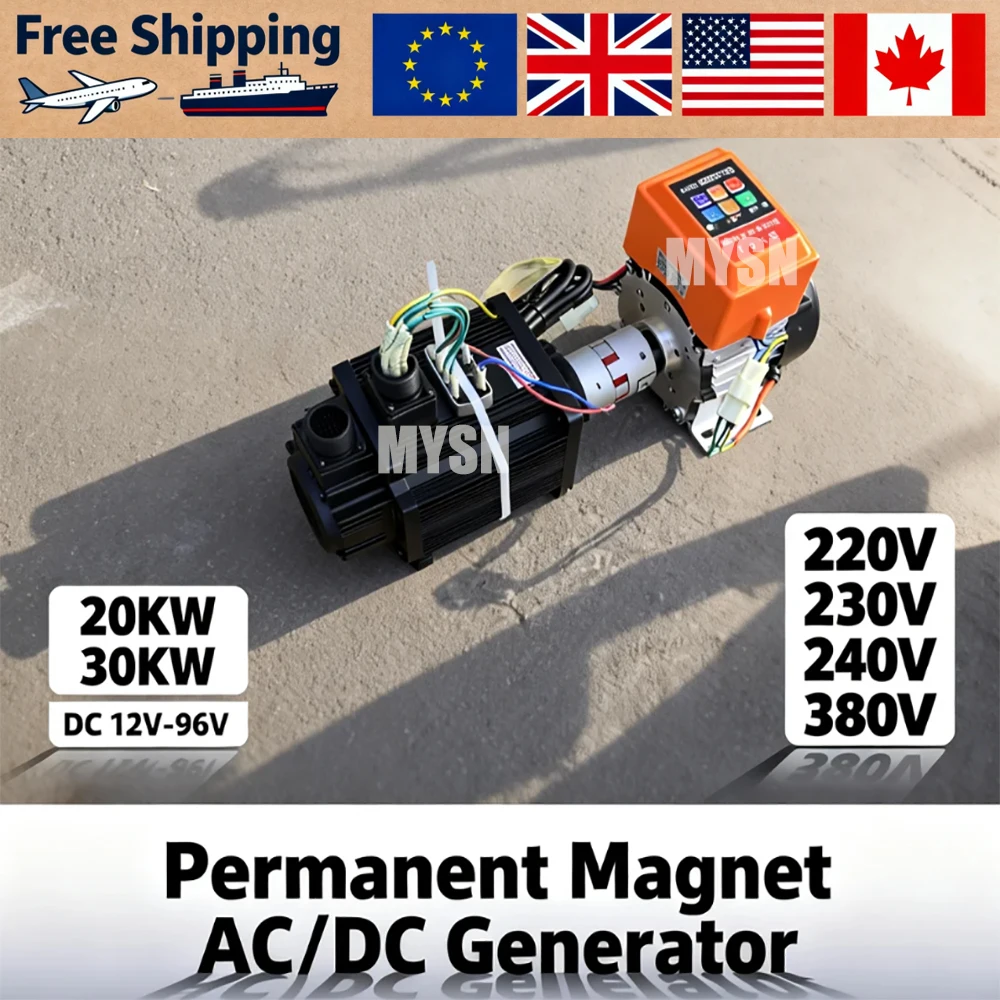 Long Lifespan 220V 240V 20KW Free Energy Generator 30KW Permanent Magnet AC/DC Generator 380V Alternator For Wind Turbine DIY
Long Lifespan 220V 240V 20KW Free Energy Generator 30KW Permanent Magnet AC/DC Generator 380V Alternator For Wind Turbine DIY