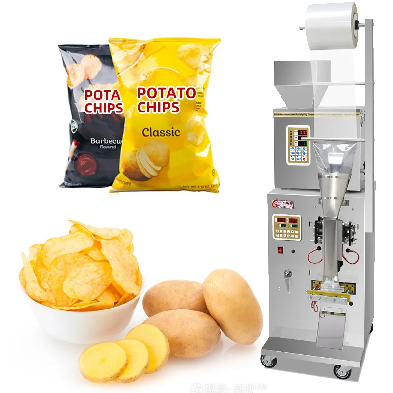 Packing Machine Automatic Machines For Small Businesses French Fries Snack Food Crisp Banana Potato Chips Packaging Machines 
Packing Machine Automatic Machines For Small Businesses French Fries Snack Food Crisp Banana Potato Chips Packaging Machines