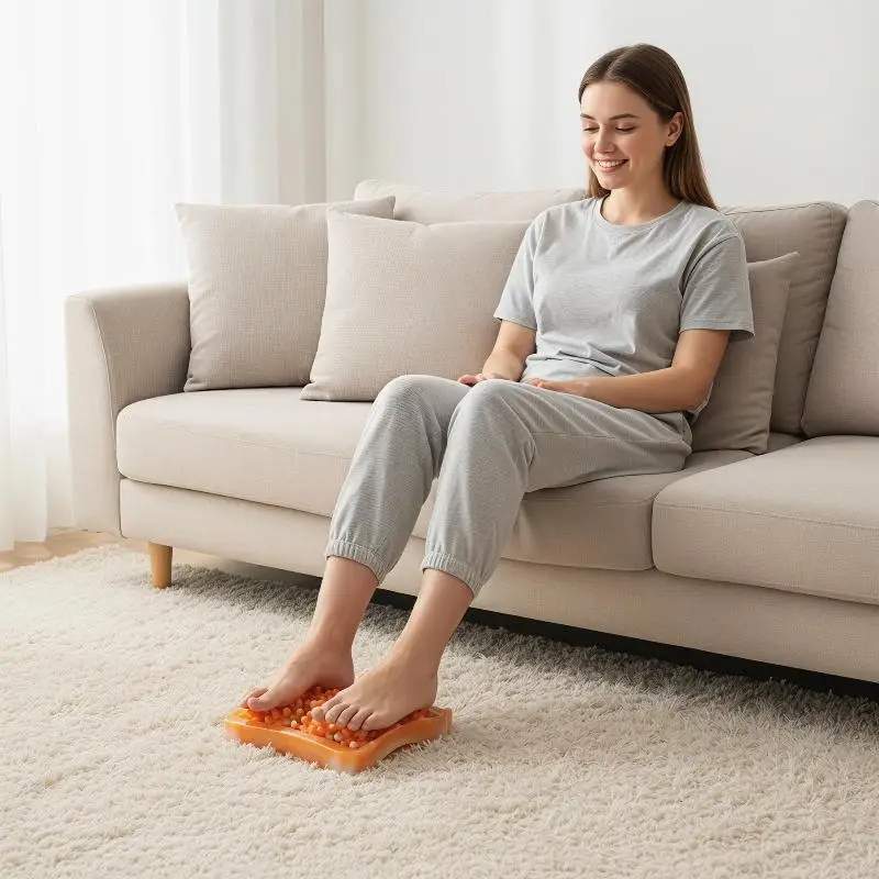 Therapeutic Ball Roller Foot Massager for Home Stress Relief and Relaxation Helps Solve Fatigue Issues
Therapeutic Ball Roller Foot Massager for Home Stress Relief and Relaxation Helps Solve Fatigue Issues