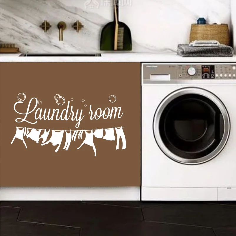 Laundry Room Banner Sticker Home Decoration Self Adhesive Decal Modern Removable Black Wall Sticker Laundry Shop
Laundry Room Banner Sticker Home Decoration Self Adhesive Decal Modern Removable Black Wall Sticker Laundry Shop
