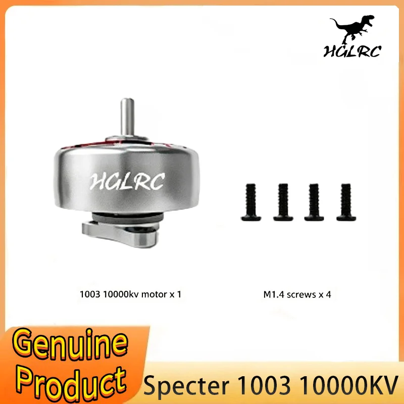 HGLRC SPECTER 1003 10000KV 1-2S Brushless Motor Compatible 1.6-2inch Propeller for FPV 75mm Tinywhoop Toothpick Drone
HGLRC SPECTER 1003 10000KV 1-2S Brushless Motor Compatible 1.6-2inch Propeller for FPV 75mm Tinywhoop Toothpick Drone