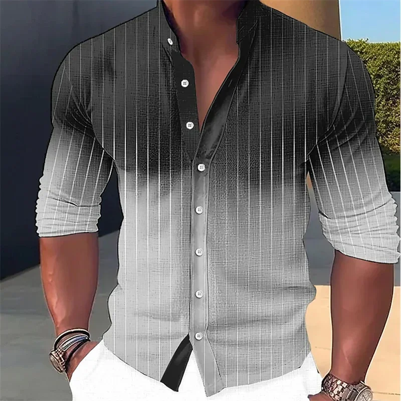 2024 Men's Retro Muscle Sports Room Comfortable Breathable Stitching Gradient Collar Outdoor Street Long Sleeve Shirt S---6XL
2024 Men's Retro Muscle Sports Room Comfortable Breathable Stitching Gradient Collar Outdoor Street Long Sleeve Shirt S---6XL