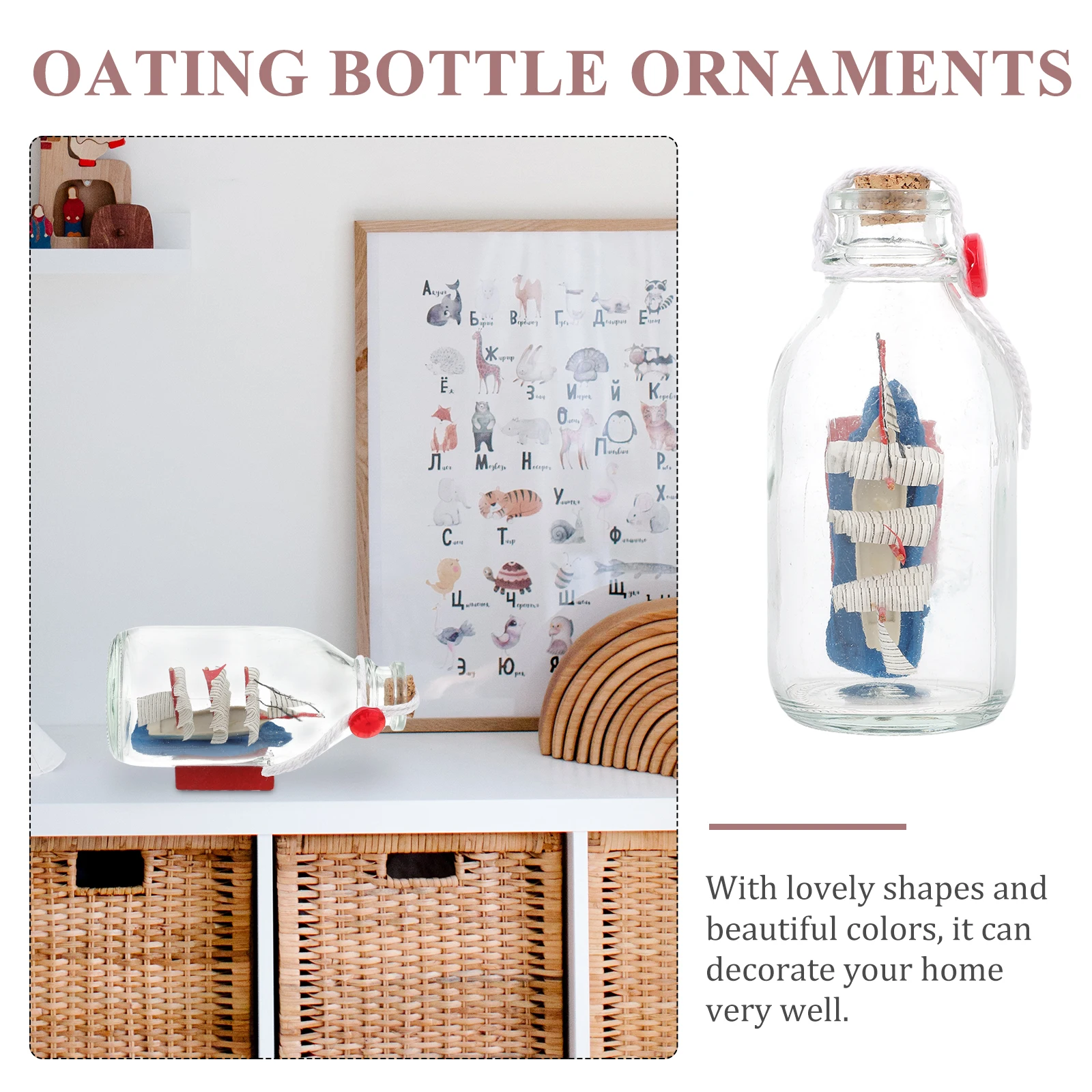 2Pcs Bottle Ship Decorative Drifting Wishing Ornaments Miniature Glass Bottles Home Office Desk Vase Art Craft 
2Pcs Bottle Ship Decorative Drifting Wishing Ornaments Miniature Glass Bottles Home Office Desk Vase Art Craft