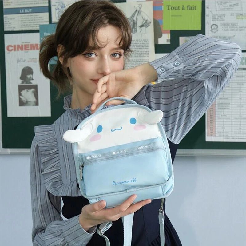 Sanrio Cartoon Kawaii Cinnamoroll Baby Blue Handbag Small Portable Crossbody Messenger Small Schoolbag Bag Girl`s Birthday Gifts
Sanrio Cartoon Kawaii Cinnamoroll Baby Blue Handbag Small Portable Crossbody Messenger Small Schoolbag Bag Girl`s Birthday Gifts