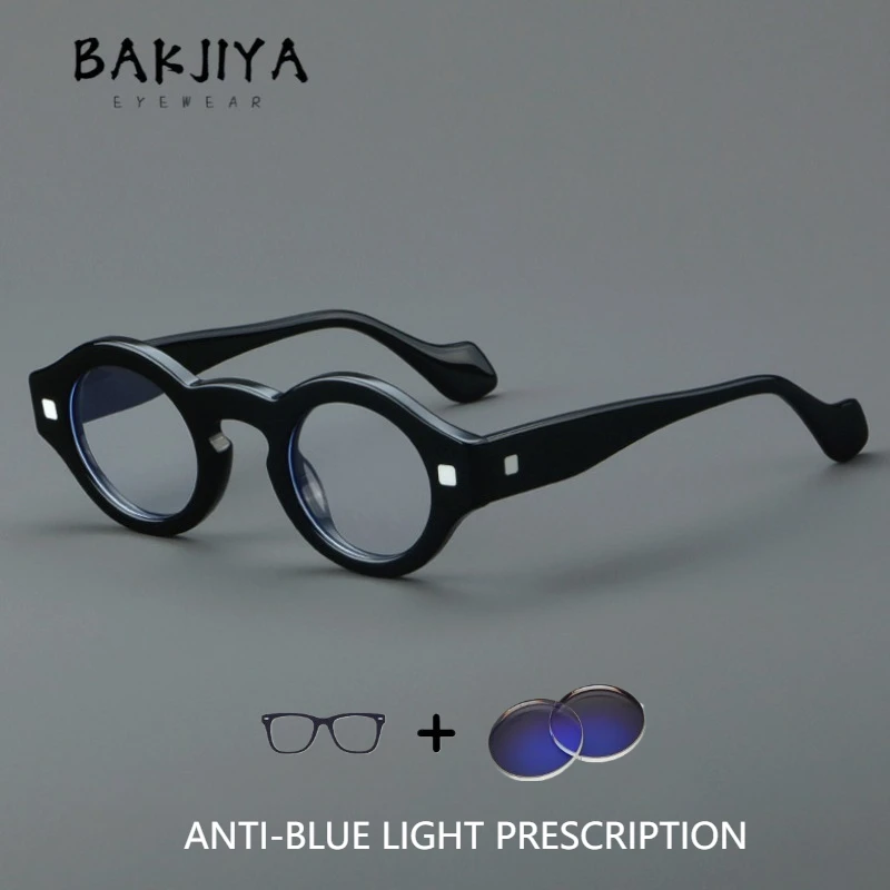 Vintage Thickened Acetate Optical Prescription Glasses Men Big Face Designer Retro Small Round Eyeglasses Frame Reading Glasses
Vintage Thickened Acetate Optical Prescription Glasses Men Big Face Designer Retro Small Round Eyeglasses Frame Reading Glasses