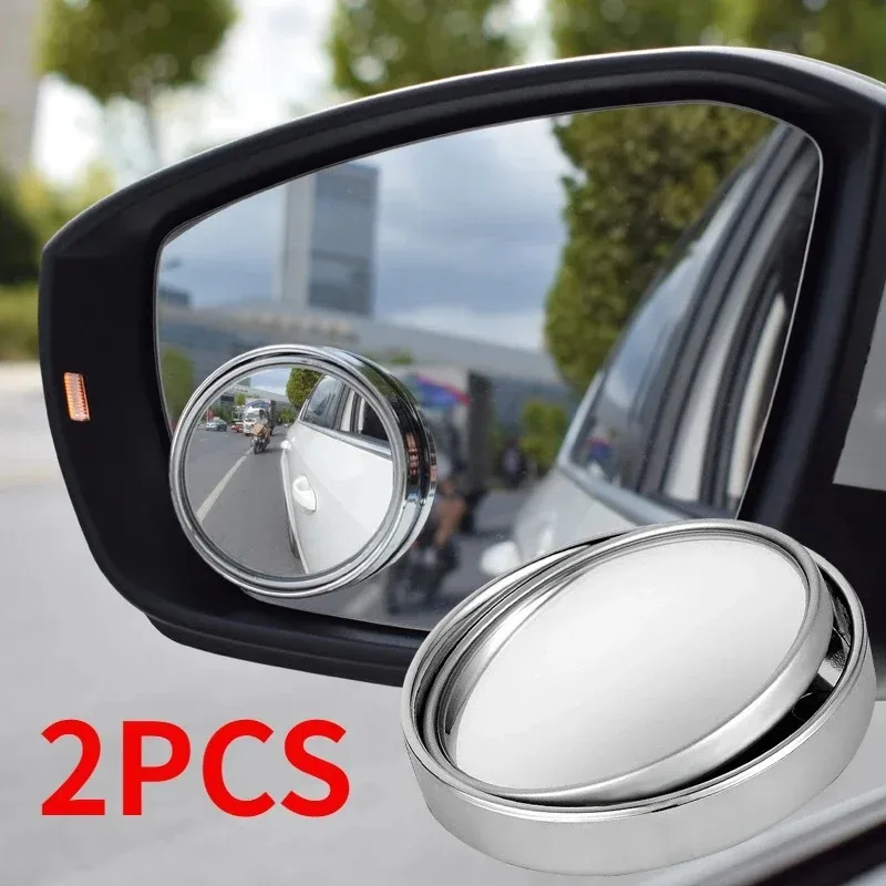 2Pcs 360 Degree Adjustable Blind Spot Mirror Car Auxiliary Rearview Convex Mirror Round Frame Wide Angle Mirrors for Car Reverse
2Pcs 360 Degree Adjustable Blind Spot Mirror Car Auxiliary Rearview Convex Mirror Round Frame Wide Angle Mirrors for Car Reverse