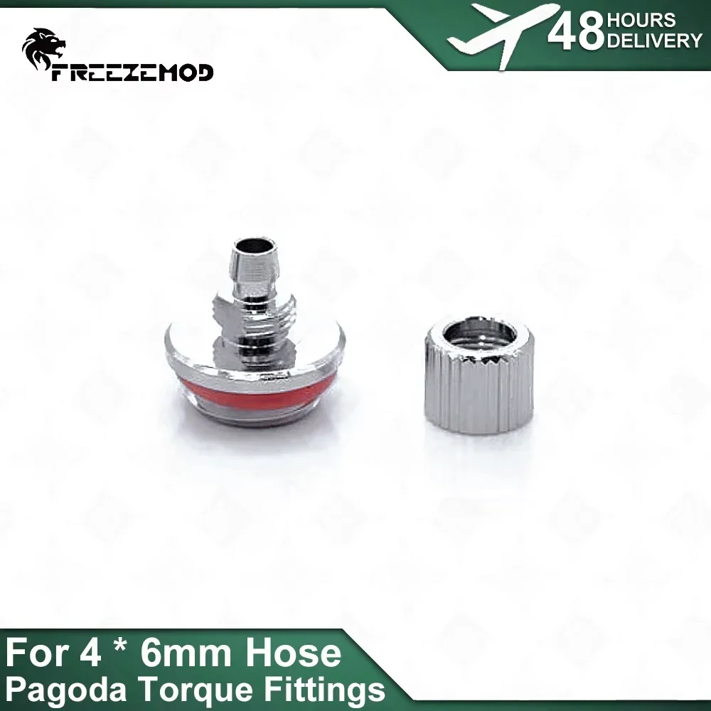 FREEZEMOD Small Caliber Leak Proof Hose Torque Fittings for 4mm * 6mm Jose Liquid Cooling Heat Dissipation Modification RGKN-B46
FREEZEMOD Small Caliber Leak Proof Hose Torque Fittings for 4mm * 6mm Jose Liquid Cooling Heat Dissipation Modification RGKN-B46