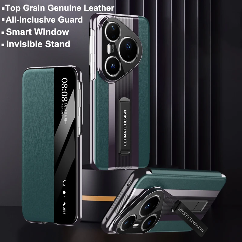 Для Huawei Pura 80 Pro Plus Ultra Top Grain чехол из натуральной кожи Smart View Window Skin Handling Невидимый металлический чехол-подставка
Для Huawei Pura 80 Pro Plus Ultra Top Grain чехол из натуральной кожи Smart View Window Skin Handling Невидимый металлический чехол-подставка