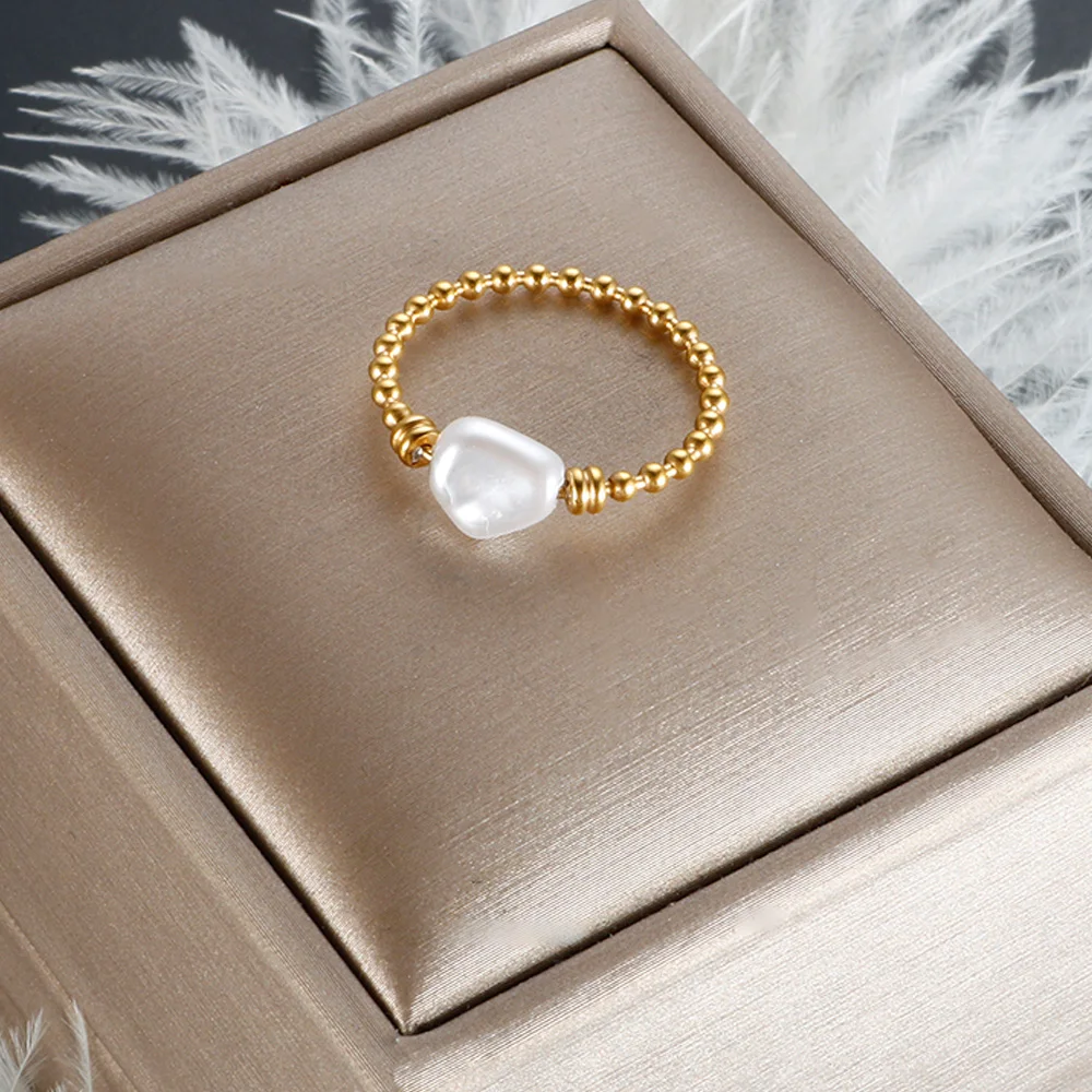 Trendy Gentlewoman Lucky Beads Ring For Girl Peach Heart Freshwater Pearl Minimalism New Fashion Wholesales Jewelry
Trendy Gentlewoman Lucky Beads Ring For Girl Peach Heart Freshwater Pearl Minimalism New Fashion Wholesales Jewelry