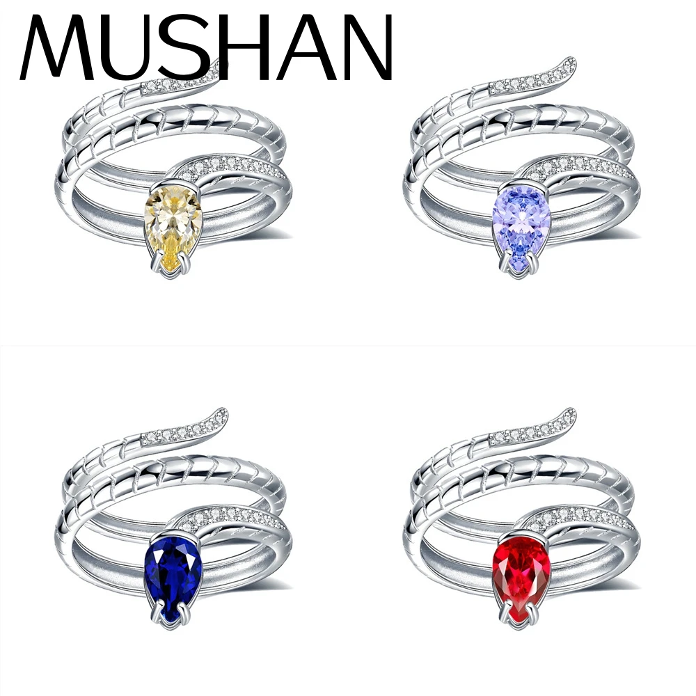 MuShan Jewelry 925 Sterling Silver Ring Wedding Band HCD Gemstones Minimalist Style Girlfriend Gift Women Rings Fine Jewelry
MuShan Jewelry 925 Sterling Silver Ring Wedding Band HCD Gemstones Minimalist Style Girlfriend Gift Women Rings Fine Jewelry