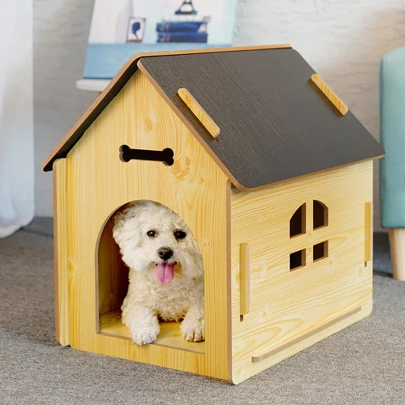Wooden kennel, indoor roofed house, Teddy corgi small and medium-sized dogs, all-purpose closed wooden dog house for all seasons
Wooden kennel, indoor roofed house, Teddy corgi small and medium-sized dogs, all-purpose closed wooden dog house for all seasons