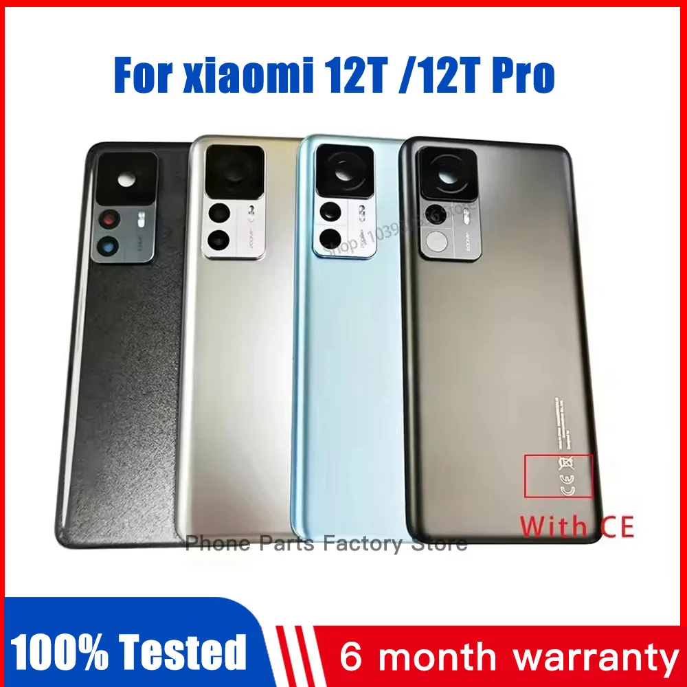High quality For xiaomi 12T Back Battery Cover For MI 12T Pro 5G Rear Housing Glass Door Case With Camera Lens Replacement Parts
High quality For xiaomi 12T Back Battery Cover For MI 12T Pro 5G Rear Housing Glass Door Case With Camera Lens Replacement Parts